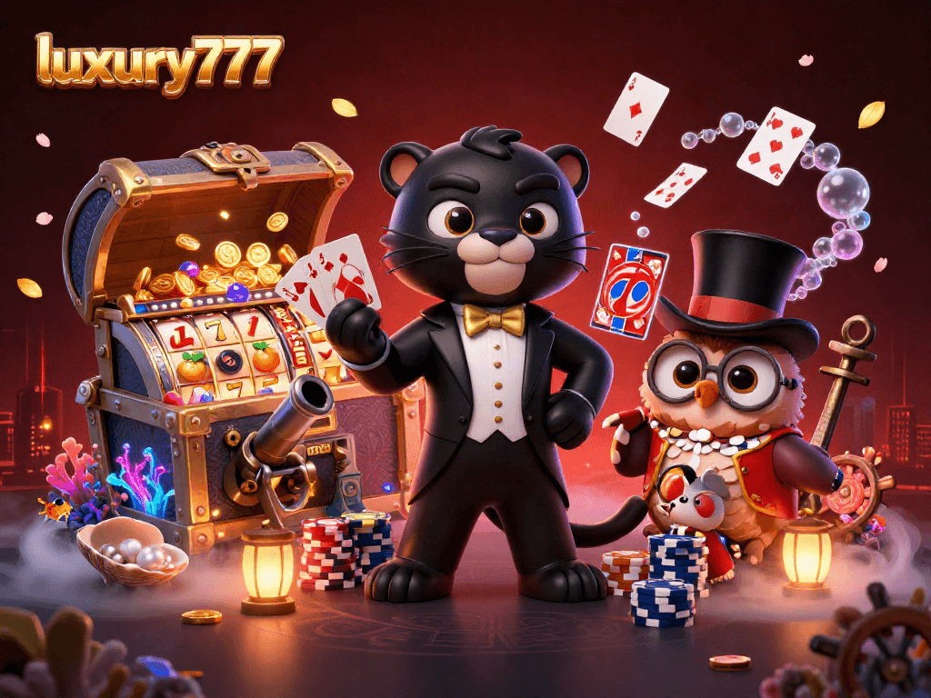 Menghadirkan pengalaman memenangkan jackpot dengan luxury777 dalam ilustrasi kasino yang dinamis.