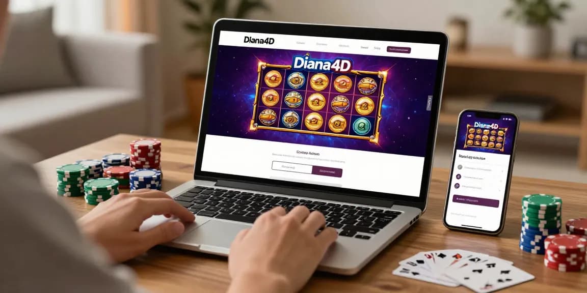 Proses diana4d login pada situs slot dan togel dengan antarmuka modern.