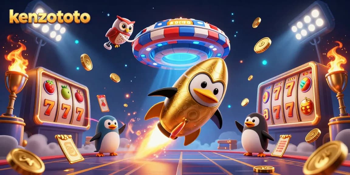 Kenzototo offers thrilling slot gaming with golden coins, jackpot spins, and dynamic action.