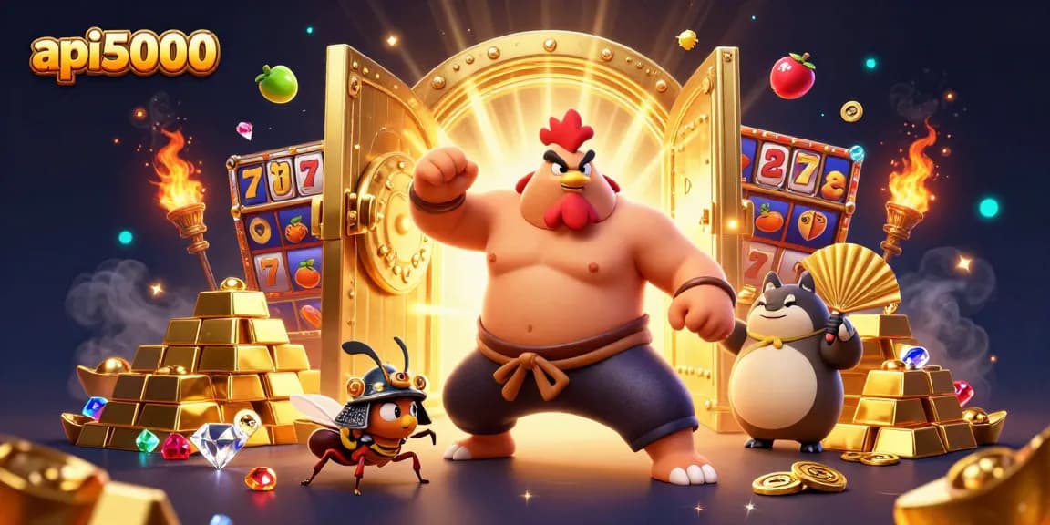 Menangkan dengan api5000 dan jackpot yang berkilauan di permainan kasino kami