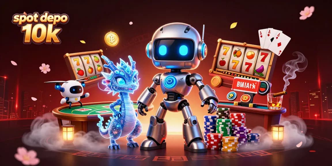 Menangkan jackpot dengan permainan slot depo 10k sambil menikmati suasana kasino yang futuristik.