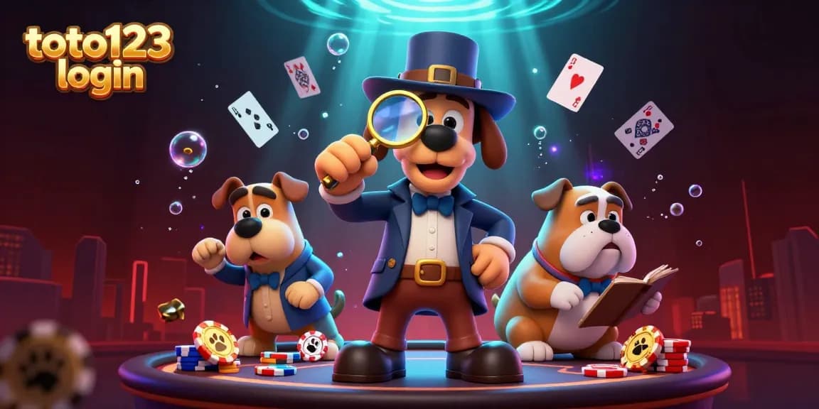 Engage in dynamic gameplay at toto123 login with vivid illustrations of poker action and character intrigue.