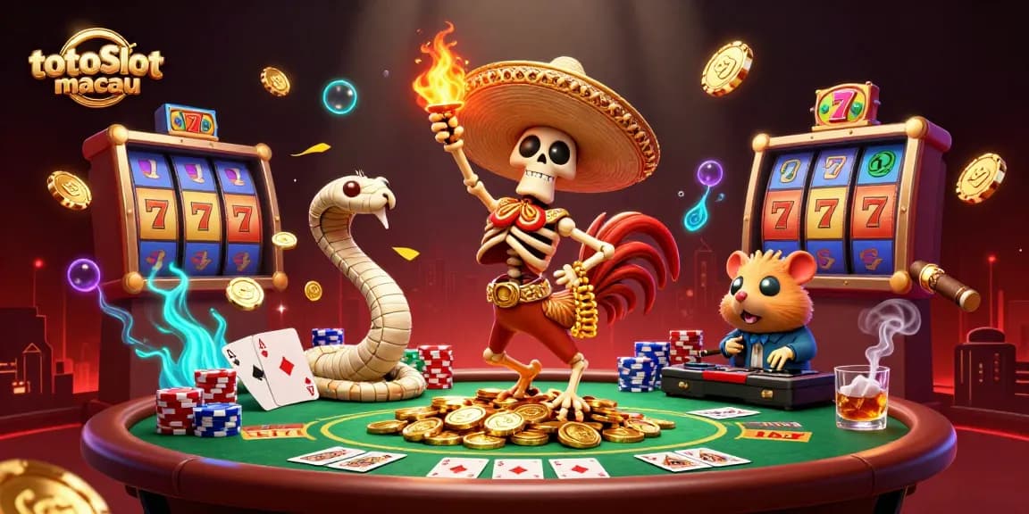 Experience thrilling wins at totoslotmacau with vibrant slot reels and jackpot counters!