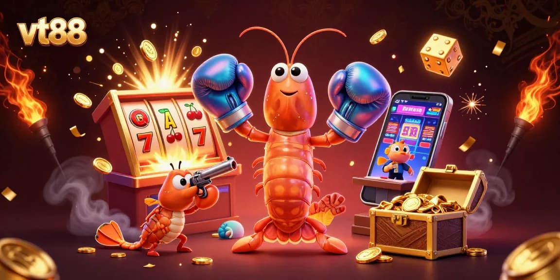 Experience the excitement of vt88 with vibrant characters and an explosive casino atmosphere.