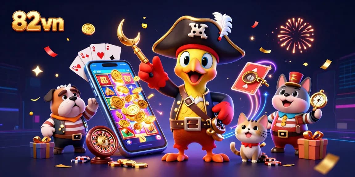 Catch exciting wins at 82 vn with vibrant gambling fun featuring pirates and casino games!