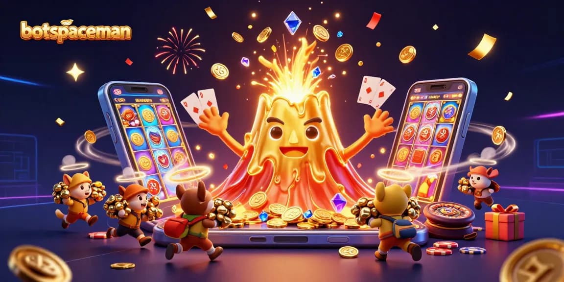 Spin the reels and win big with bot spaceman in this vibrant gambling adventure!