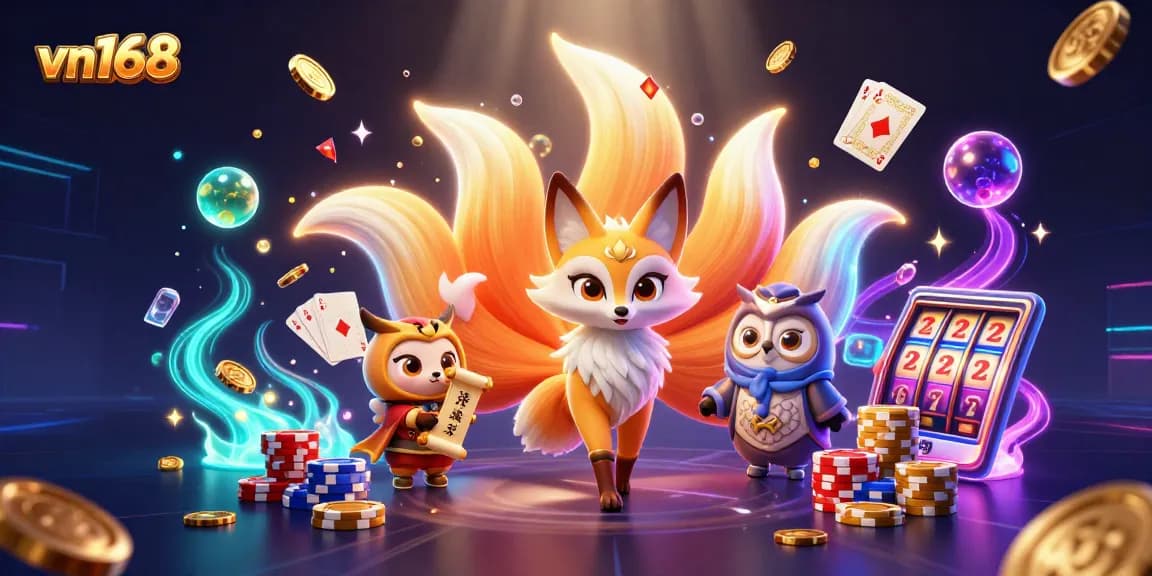 Score big with vn168's thrilling gaming experience in an enchanting 3D casino world.