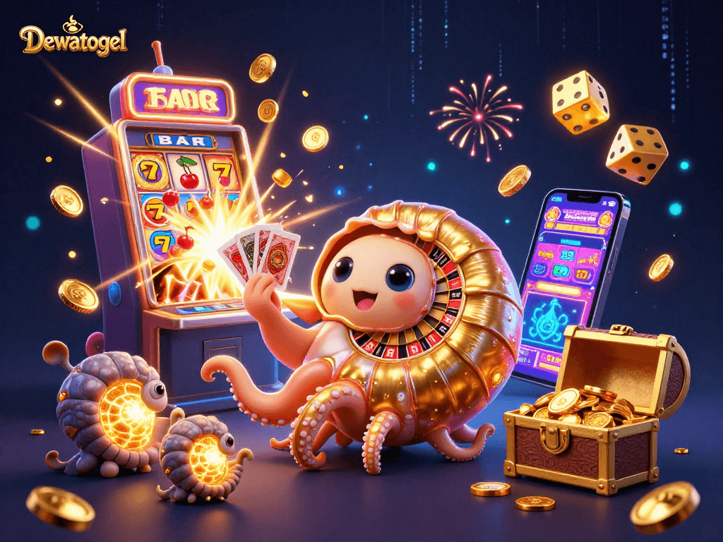 Dewatogel menghadirkan pengalaman judi online dengan karakter bertema kasino yang menarik dan unik.