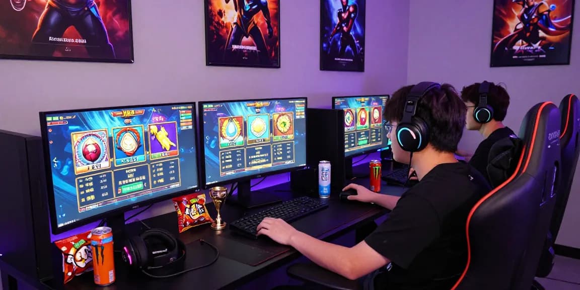 Pengalaman bermain slot online di 337sports dengan suasana gaming modern dan peralatan lengkap.