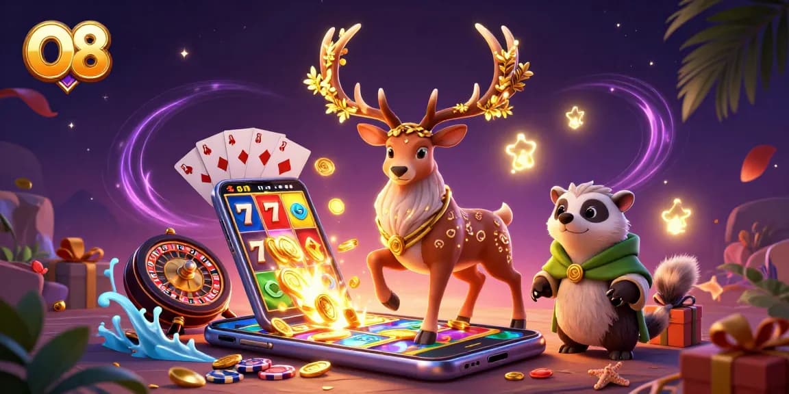 Play exhilarating slot games with O8 while enjoying a rich magical fantasy setting.