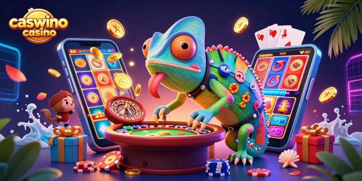 Win big at caswino casino with vibrant games and colorful casino elements captured dynamically.