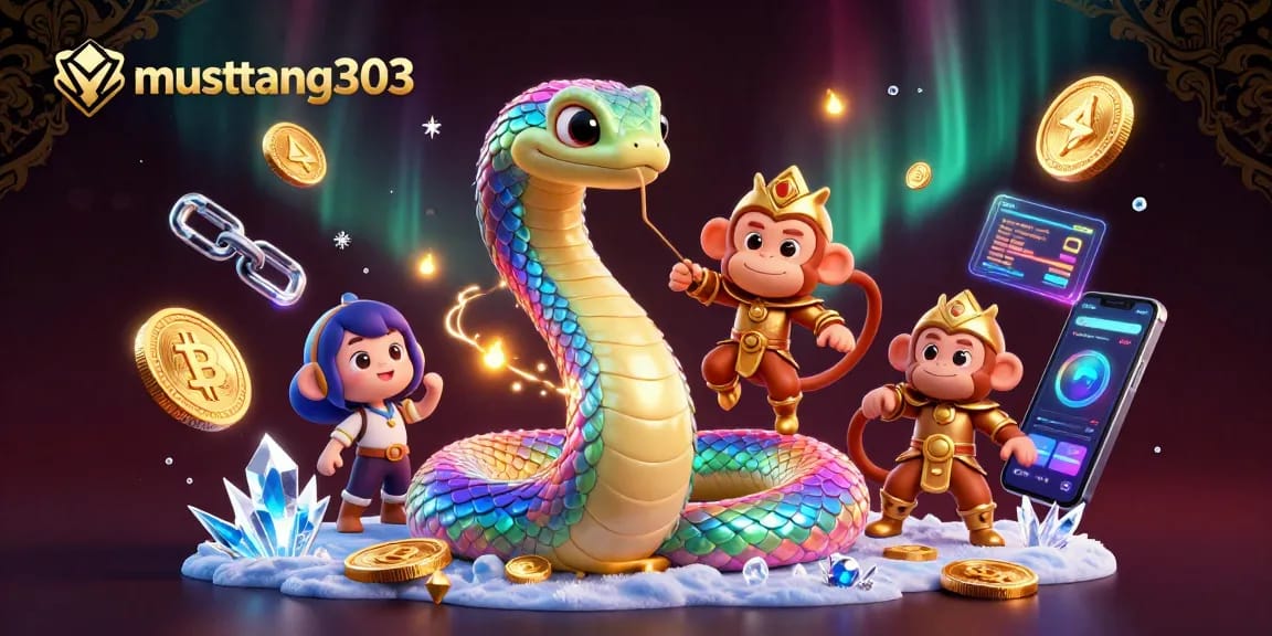 Experience mustang303 gameplay with vibrant 3D elements in a captivating casino scene.