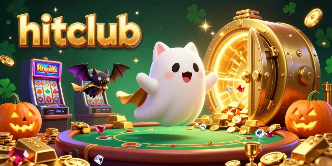Experience thrilling gaming at hitclub with lively ghosts and vibrant casino elements.