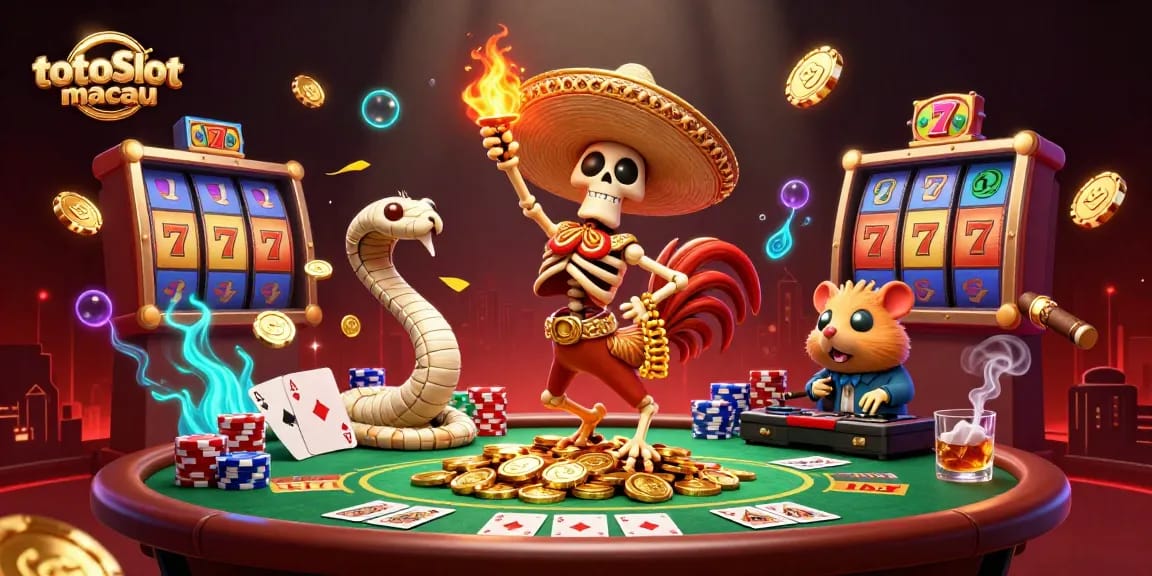 Experience thrilling wins at totoslotmacau with vibrant slot reels and jackpot counters!
