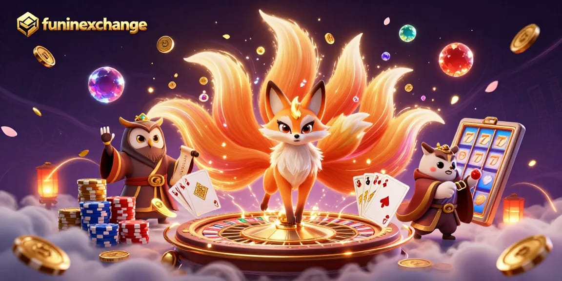 Win big with funinexchange - experience the thrill of colorful casino fun!
