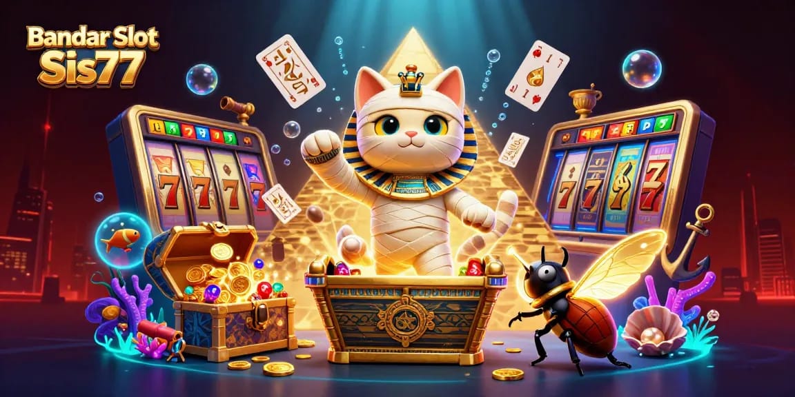 Bergabunglah dengan Bandar Slot Sis77 dan menangkan jackpot dalam permainan slot terbaik dengan suasana kasino yang megah.