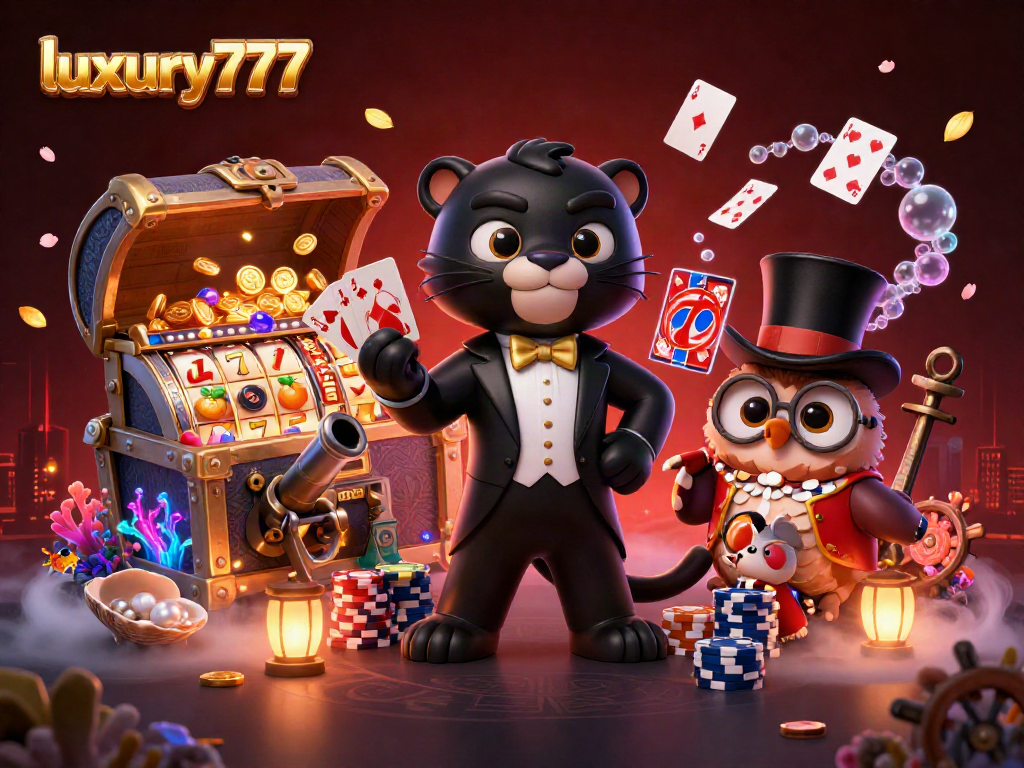Menghadirkan pengalaman memenangkan jackpot dengan luxury777 dalam ilustrasi kasino yang dinamis.