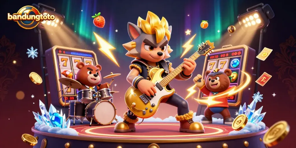 Experience excitement at bandungtoto with a thrilling game scene showcasing dynamic slot elements and vibrant characters.
