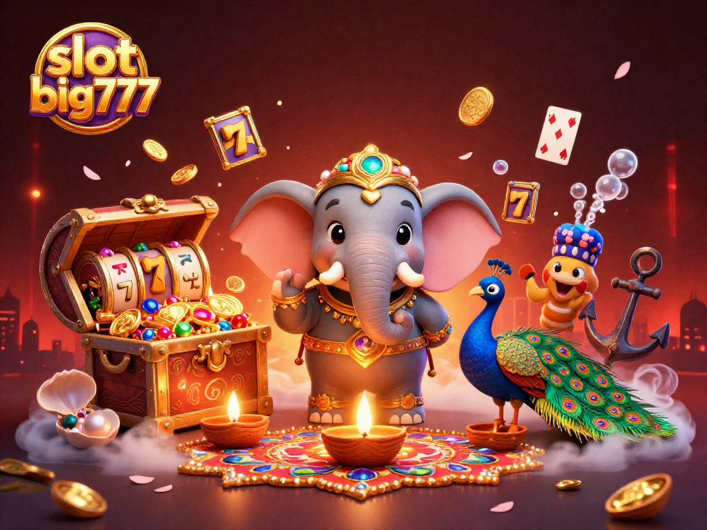 Experience winning moments with slot big777 in a vibrant, action-packed casino scene.