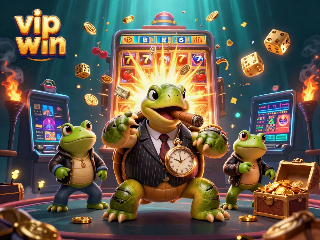 Experience thrilling victories with vip win in a vibrant casino scene featuring dynamic characters and action.