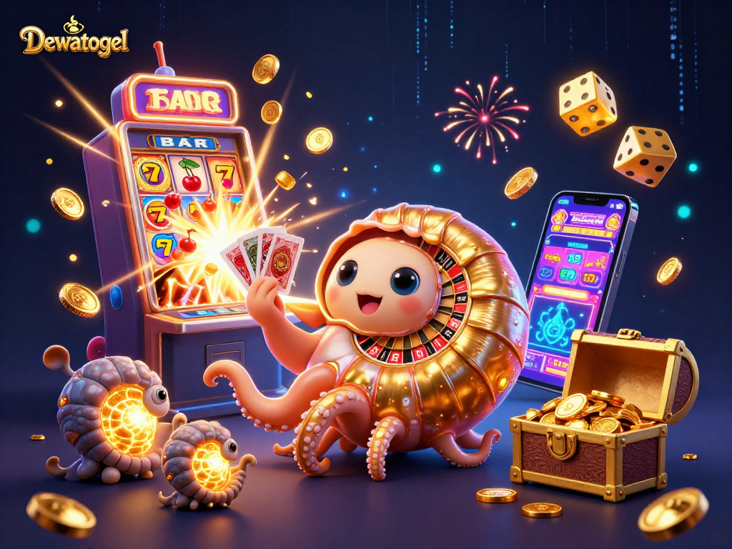 Dewatogel menghadirkan pengalaman judi online dengan karakter bertema kasino yang menarik dan unik.