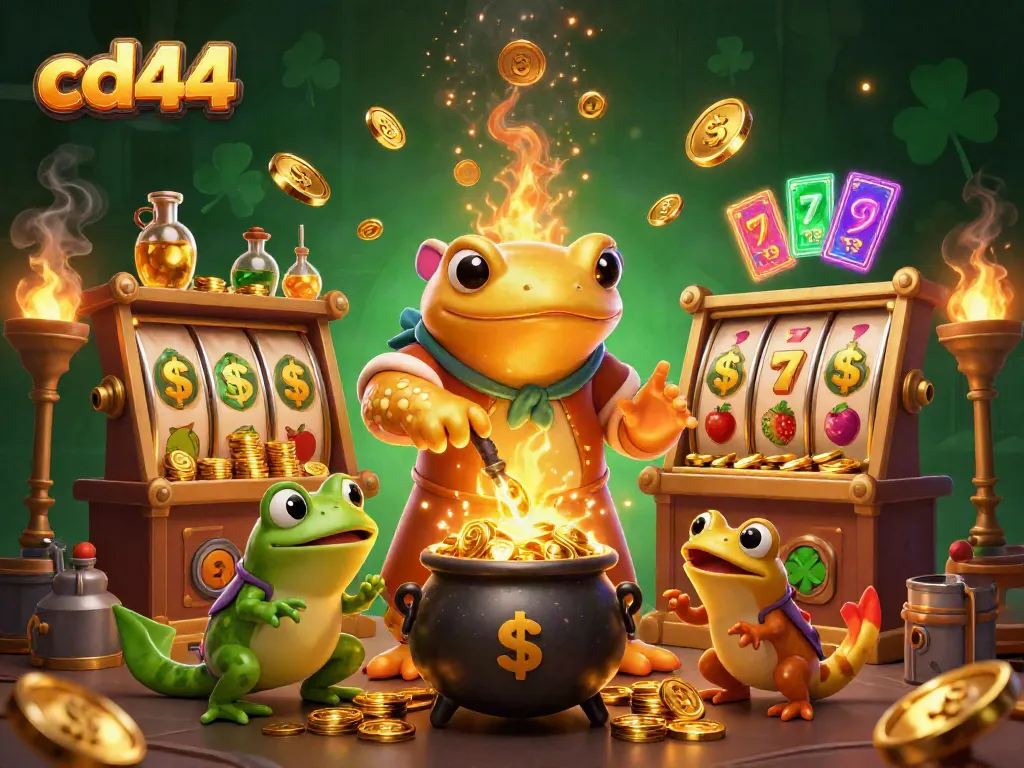 Engage with cd44 as a golden salamander alchemist transforms metals into profitable slot game treasures.