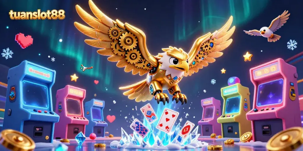 Gambarlah aksi dengan tuanslot88 saat bermain slot dalam dunia kasino digital yang megah.