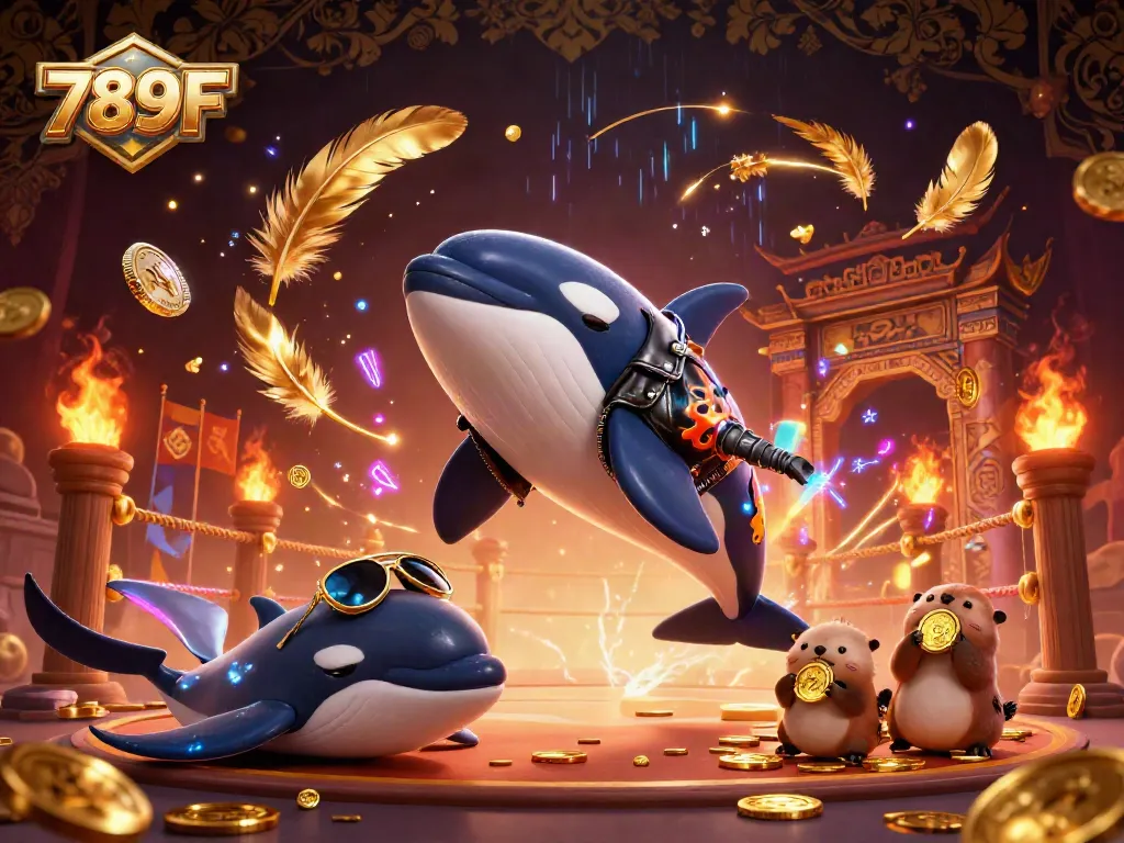 Experience thrilling adventures at 789F with a magical underwater scene featuring pirate otters and dynamic characters.