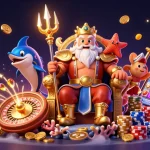 Experience thrilling gameplay at rr88csn with vibrant casino elements, featuring Neptune and treasure.