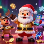 IWIN brings slots excitement to life, featuring festive characters in a vibrant casino setting.