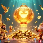 Play exciting games on 79KING, with vibrant casino elements and captivating golden characters.