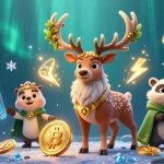 Win big at jun88 with engaging 3D illustrations showcasing Celtic themes and crypto elements.