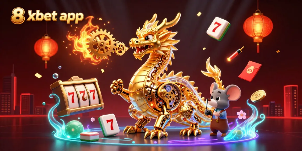 Engage with the exciting 8xbet app through dynamic 3D characters and casino visuals.