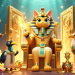 Experience gaming excitement with Link vào Sunwin chính thức and treasure-filled visuals in this vibrant 3D illustration.