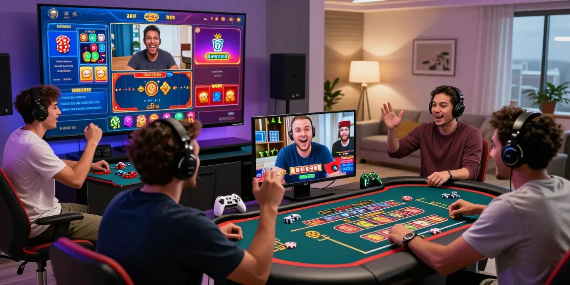 Players enjoying the Best Gaming Platform experience with live casino games and vibrant graphics.