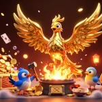 Experience the thrilling actions of 7M betting with golden coins and vibrant game elements in a rich, engaging scene.