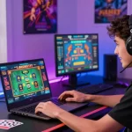 Engaging online gaming experience with lotus365 interface and vibrant digital atmosphere.
