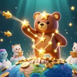 Spin the mahjong slot reels to win exciting prizes with animated cartoon characters.