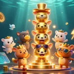 Join the thrilling world of 123B with vibrant casino elements and crypto assets in a dynamic illustration.