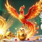 Experience the thrill of cá cược tài xỉu md5 with vibrant visuals of gaming riches and mythical creatures.