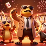 Experience the thrill of gambling with link depo 5k in this dynamic casino scene featuring raptors.