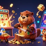 Experience the excitement of ok88 with dynamic slots and cartoon characters collecting gold!