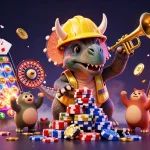Engage with 88aa bet as cheerfully animated characters celebrate wins in a vibrant gaming scene.