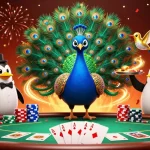 Experience M3 bet excitement with a vibrant 3D casino illustration showcasing poker dynamics.