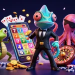 LUCKY88 offers thrilling spins with vibrant characters and engaging gaming elements in a dynamic casino scene.