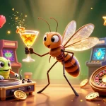 Engage with Winbox Android in this vibrant casino scene featuring fun gaming elements, perfect for enhancing your experience.